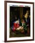 The Nativity, 1527-Lorenzo Lotto-Framed Giclee Print