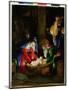 The Nativity, 1527-Lorenzo Lotto-Mounted Giclee Print