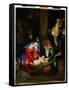 The Nativity, 1527-Lorenzo Lotto-Framed Stretched Canvas