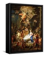 The Nativity, 1741-Franz Christoph Janneck-Framed Stretched Canvas