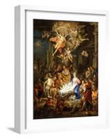 The Nativity, 1741-Franz Christoph Janneck-Framed Premium Giclee Print