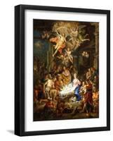 The Nativity, 1741-Franz Christoph Janneck-Framed Giclee Print