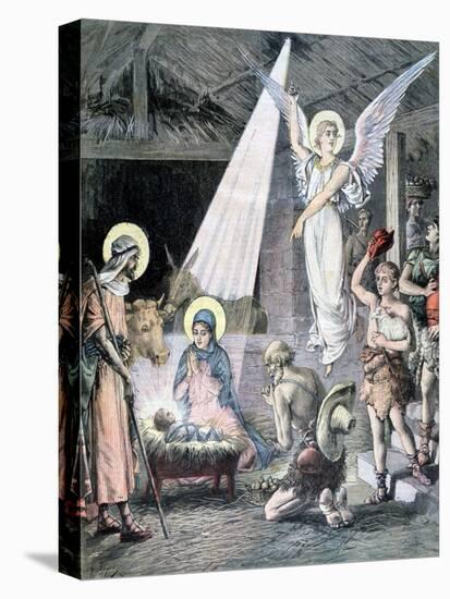 The Nativity, 1892-Henri Meyer-Stretched Canvas