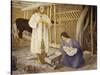 The Nativity, 1925-Arthur Joseph Gaskin-Stretched Canvas