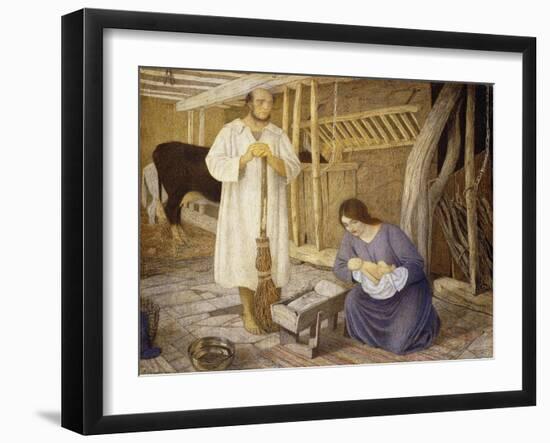 The Nativity, 1925-Arthur Joseph Gaskin-Framed Giclee Print