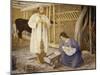 The Nativity, 1925-Arthur Joseph Gaskin-Mounted Giclee Print
