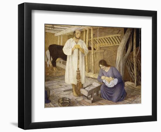 The Nativity, 1925-Arthur Joseph Gaskin-Framed Premium Giclee Print