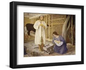 The Nativity, 1925-Arthur Joseph Gaskin-Framed Premium Giclee Print
