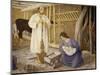 The Nativity, 1925-Arthur Joseph Gaskin-Mounted Premium Giclee Print