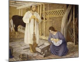 The Nativity, 1925-Arthur Joseph Gaskin-Mounted Giclee Print