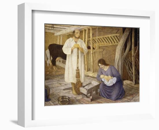 The Nativity, 1925-Arthur Joseph Gaskin-Framed Giclee Print