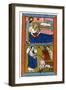 The Nativity and the Annunciation to the Shepherds, Early 13th Century-null-Framed Giclee Print