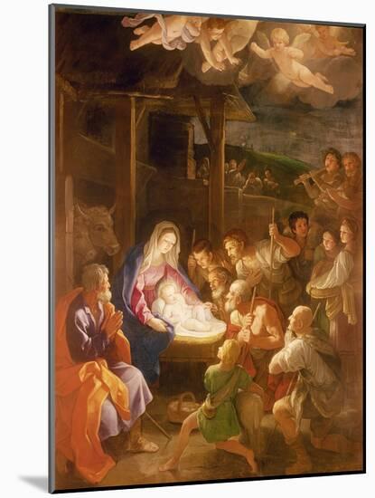 The Nativity at Night, 1640-Guido Reni-Mounted Giclee Print