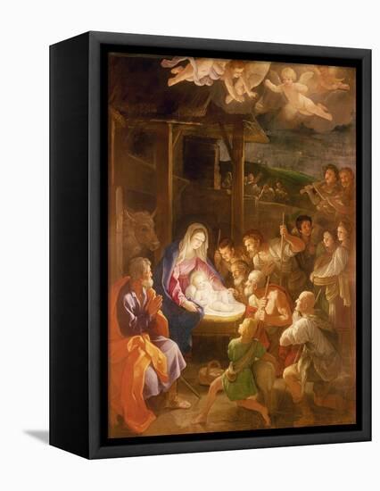 The Nativity at Night, 1640-Guido Reni-Framed Stretched Canvas