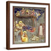 The Nativity, C.1305-Giotto di Bondone-Framed Giclee Print