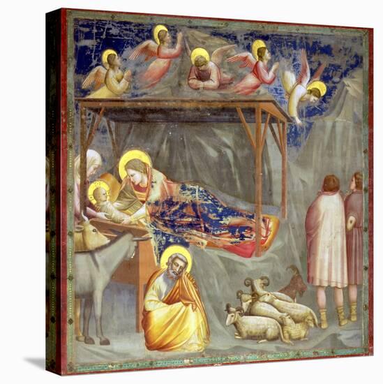 The Nativity, C.1305-Giotto di Bondone-Stretched Canvas