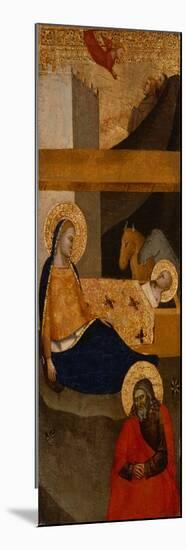 The Nativity, C. 1360-1380 (Tempera and Gold Leaf on Wood)-Italian School-Mounted Premium Giclee Print