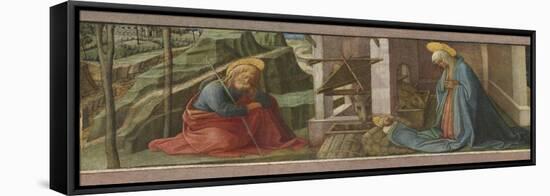 The Nativity, C.1445-Fra Filippo Lippi-Framed Stretched Canvas