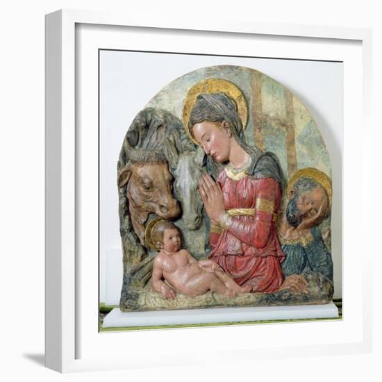 The Nativity, C.1460-Donatello-Framed Giclee Print