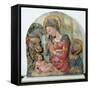 The Nativity, C.1460-Donatello-Framed Stretched Canvas