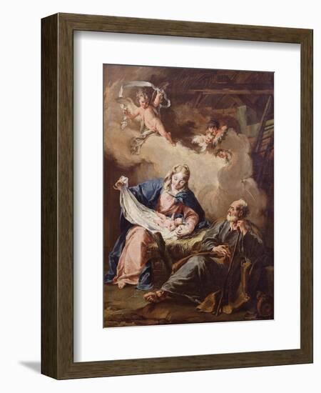 The Nativity, C.1730-40-Giovanni Battista Pittoni-Framed Giclee Print