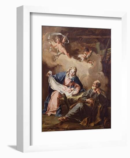 The Nativity, C.1730-40-Giovanni Battista Pittoni-Framed Giclee Print