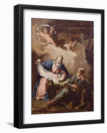 The Nativity, C.1730-40-Giovanni Battista Pittoni-Framed Giclee Print