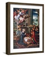 The Nativity, C1500-1550-Ambrosius Benson-Framed Giclee Print