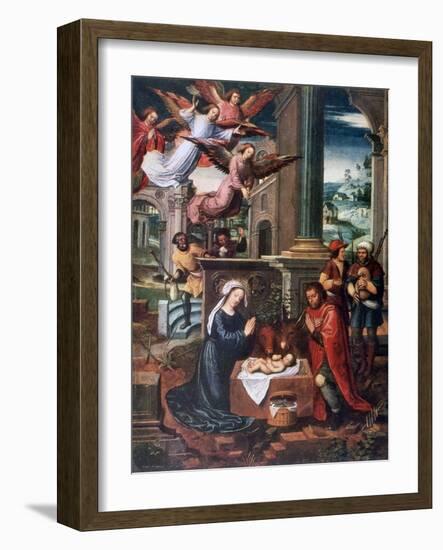 The Nativity, C1500-1550-Ambrosius Benson-Framed Giclee Print