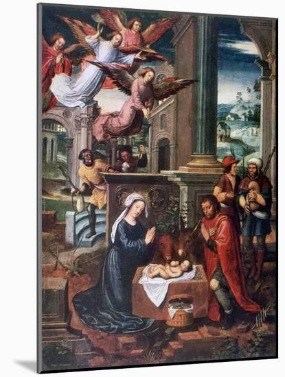 The Nativity, C1500-1550-Ambrosius Benson-Mounted Giclee Print