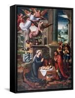 The Nativity, C1500-1550-Ambrosius Benson-Framed Stretched Canvas