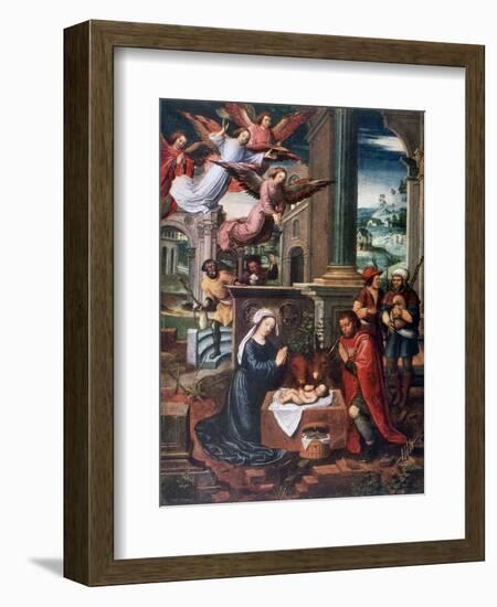 The Nativity, C1500-1550-Ambrosius Benson-Framed Giclee Print