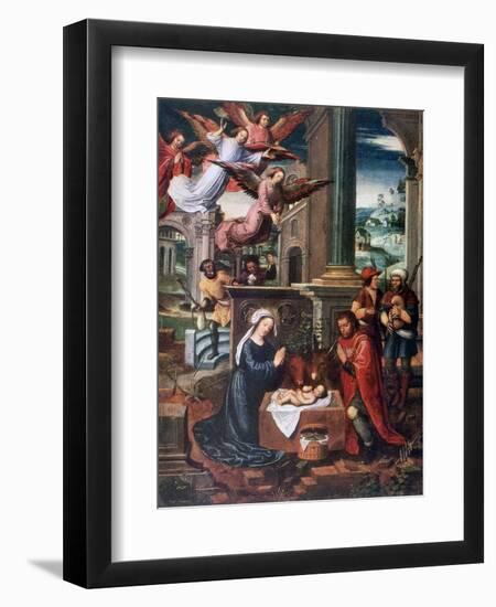 The Nativity, C1500-1550-Ambrosius Benson-Framed Giclee Print