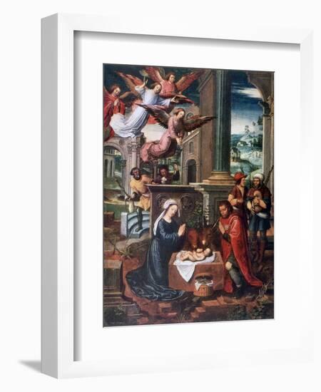 The Nativity, C1500-1550-Ambrosius Benson-Framed Giclee Print