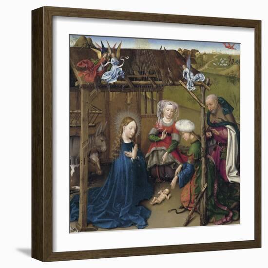 The Nativity, Ca 1435-Jacques Daret-Framed Giclee Print