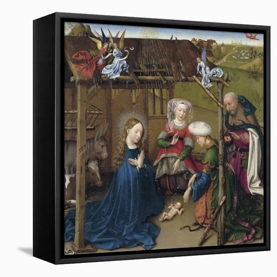 The Nativity, Ca 1435-Jacques Daret-Framed Stretched Canvas