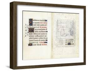 The Nativity, Ca.1440 (Manuscript on Vellum)-null-Framed Giclee Print