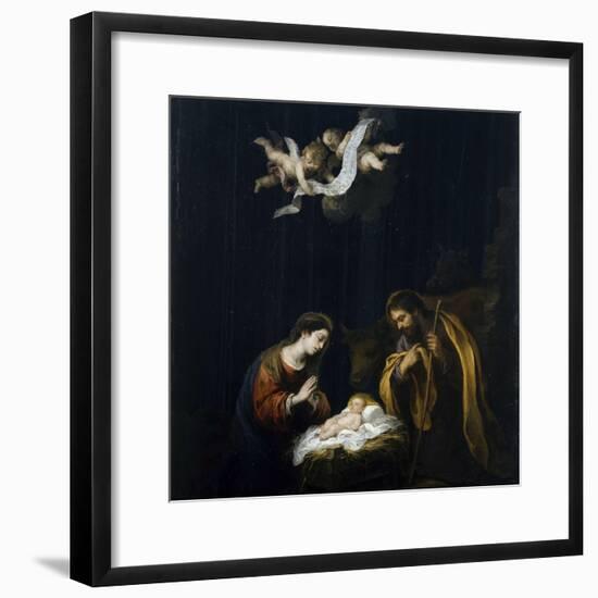 The Nativity, Ca 1668-Bartolomé Estebàn Murillo-Framed Giclee Print