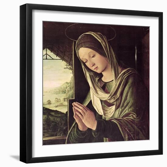 The Nativity, circa 1490-Lorenzo Costa-Framed Giclee Print