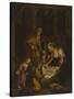 The Nativity,Flemish School Seventeenth century-null-Stretched Canvas