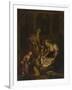 The Nativity,Flemish School Seventeenth century-null-Framed Giclee Print