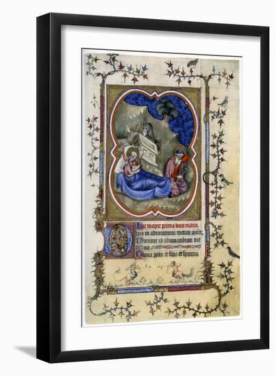 The Nativity, from a Book of Hours and Missal C1370-Maitre Aux Boquetaux-Framed Giclee Print