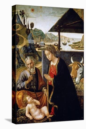 The Nativity of Christ, Late 15th or Early 16th Century-Bastiano Mainardi-Stretched Canvas