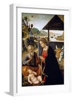 The Nativity of Christ, Late 15th or Early 16th Century-Bastiano Mainardi-Framed Giclee Print