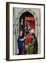 The Nativity of John the Baptist (The Altar of St. John, Left Panel), Ca 1455-Rogier van der Weyden-Framed Giclee Print