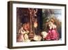 The Nativity of the Antonins of Isenheim, C1490-1528-Matthias Gruenewald-Framed Giclee Print