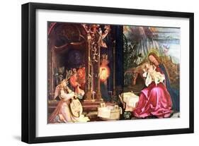 The Nativity of the Antonins of Isenheim, C1490-1528-Matthias Gruenewald-Framed Giclee Print