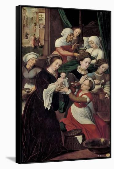 The Nativity of the Virgin Mary-Ambrosius Benson-Framed Stretched Canvas