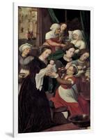 The Nativity of the Virgin Mary-Ambrosius Benson-Framed Giclee Print