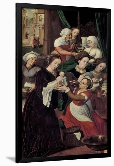 The Nativity of the Virgin Mary-Ambrosius Benson-Framed Giclee Print